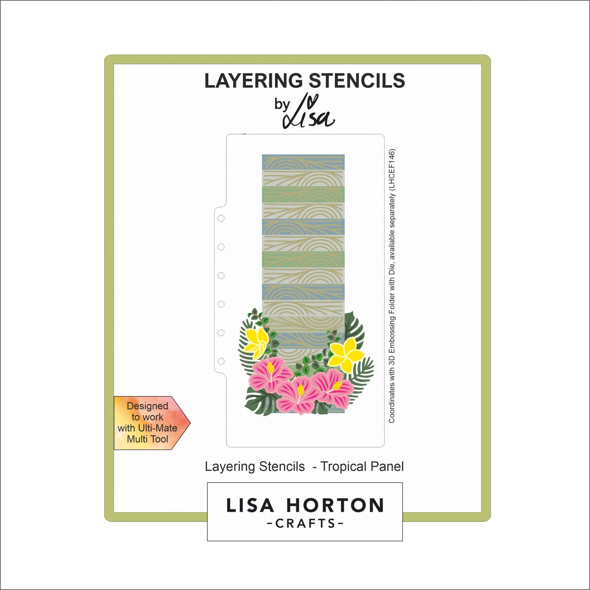 Lisa Horton Crafts Snowflake Stencils & Dies